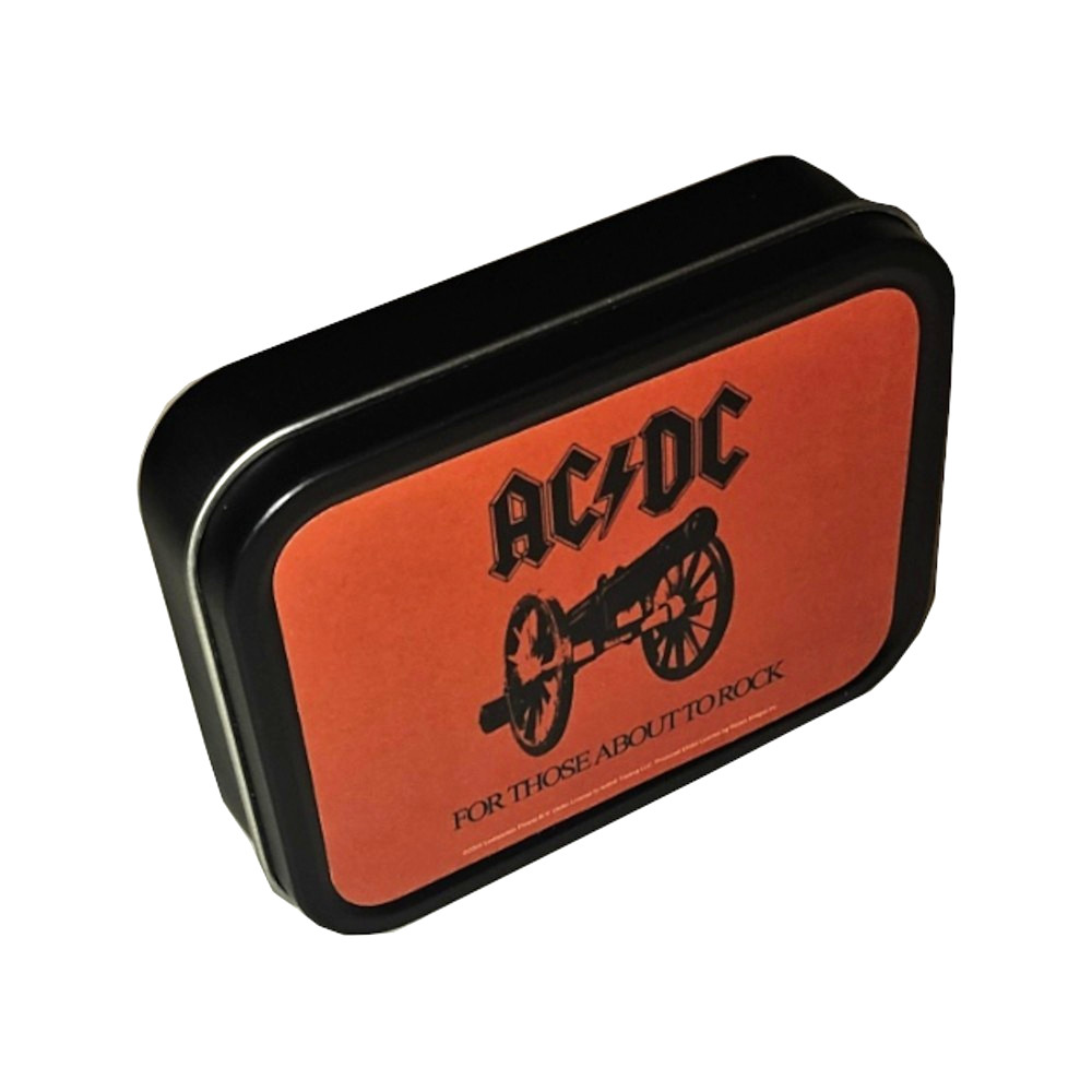 AC/DC For Those About To Rock Stash Tin Seal Tight Waterproof Container