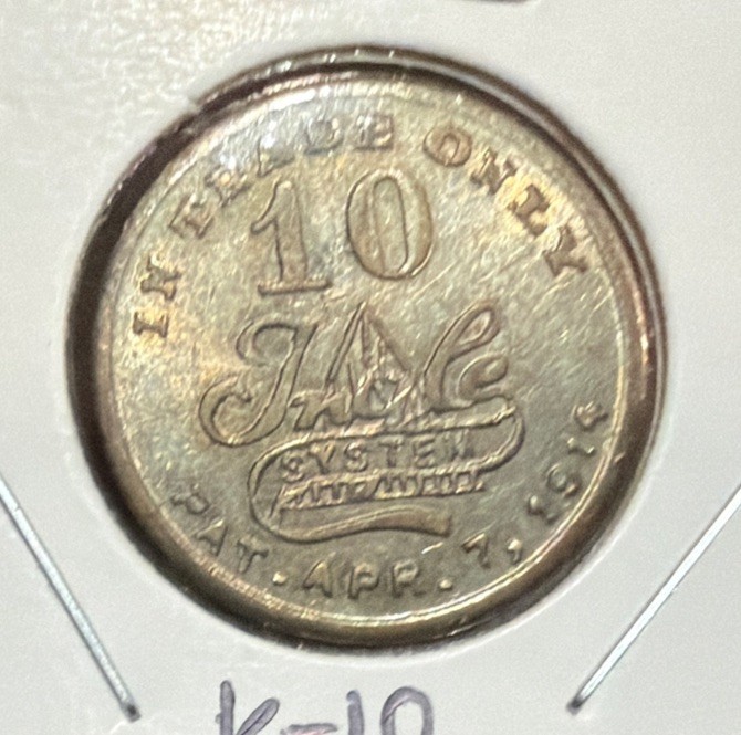 KEARSARGE MICHIGAN MI ( K ) PETERMANN STORES CO ~ GF 10 INGLE TOKEN-K-10