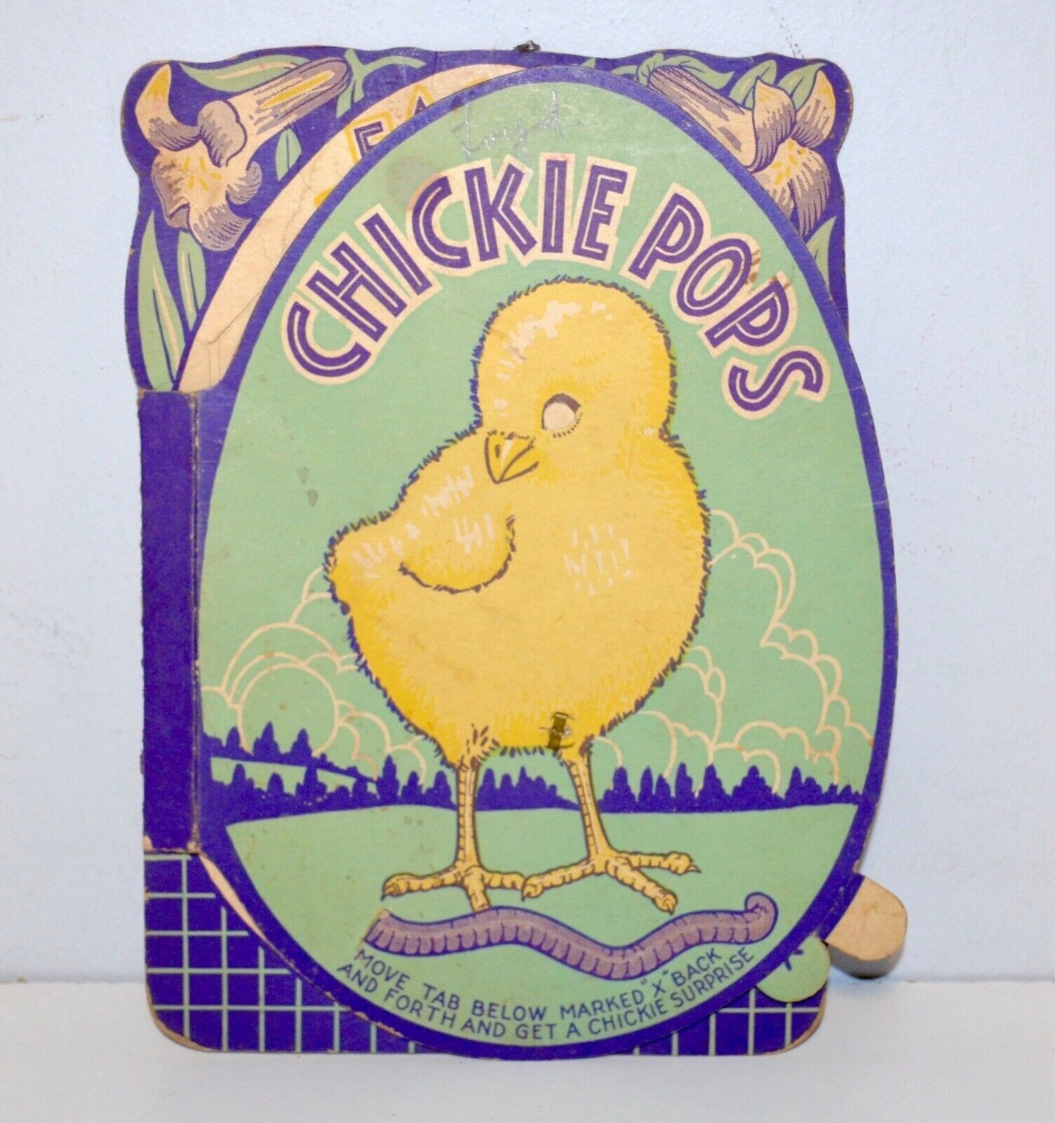 E. Rosen Company/Chickie Easter Pops Card & Counter Display/1940s 1950s