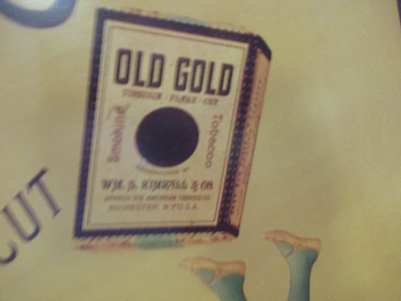 Reproduction OLD GOLD FLAKE CUT Way Up TOBACCO ADVERTISEMENT CIGARETTE AD