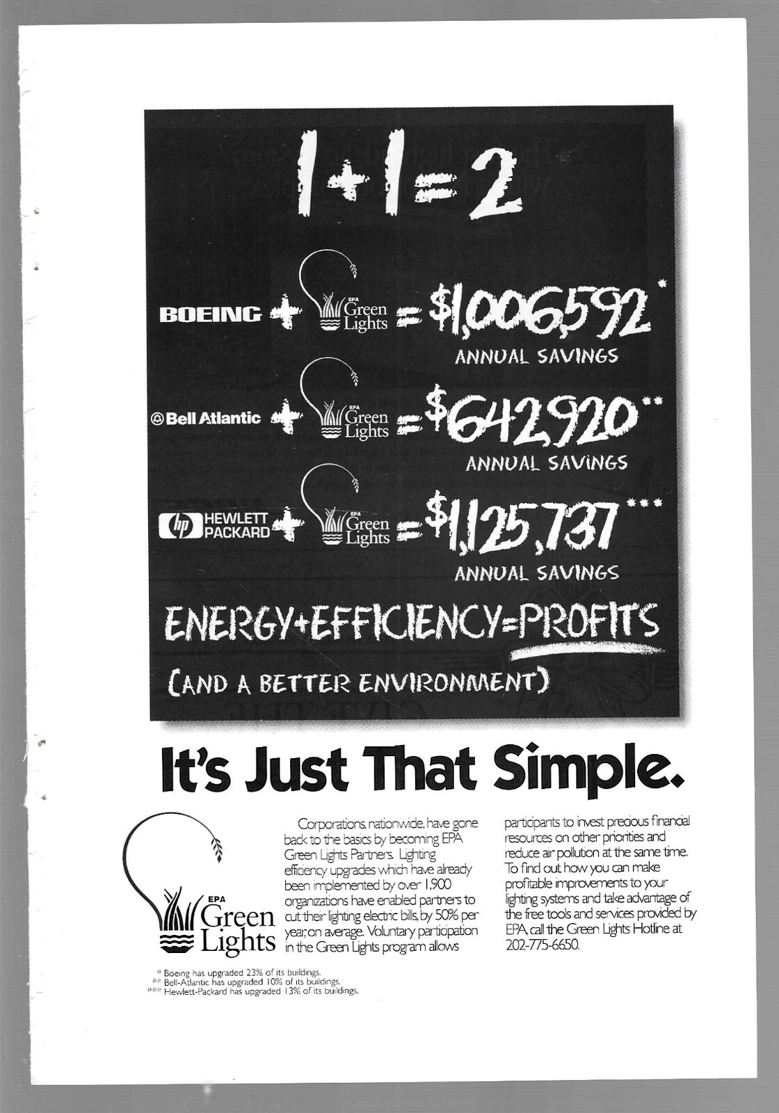 EPA Green Light, National Kidney Foundation & BOSE Speakers 1996 Vintage Ads