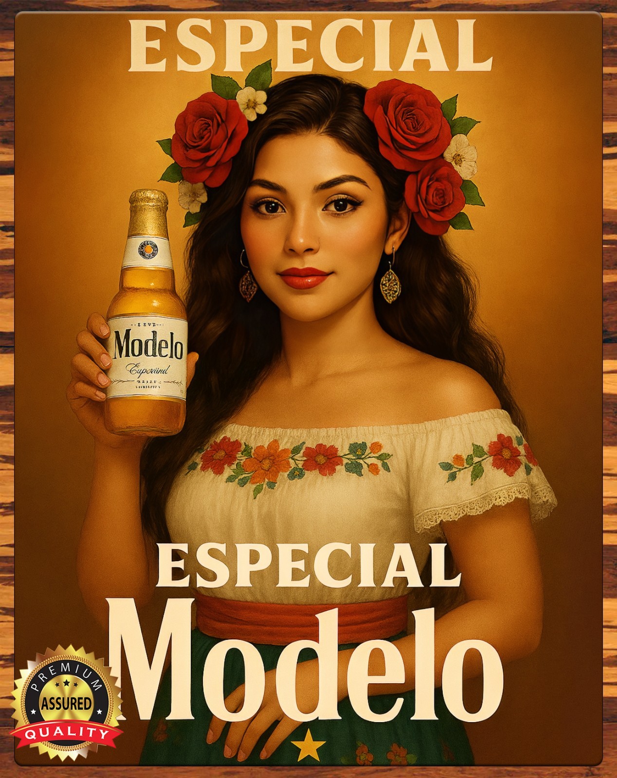 Modelo Especial – Rare – 11 x 14 Metal Beer Sign