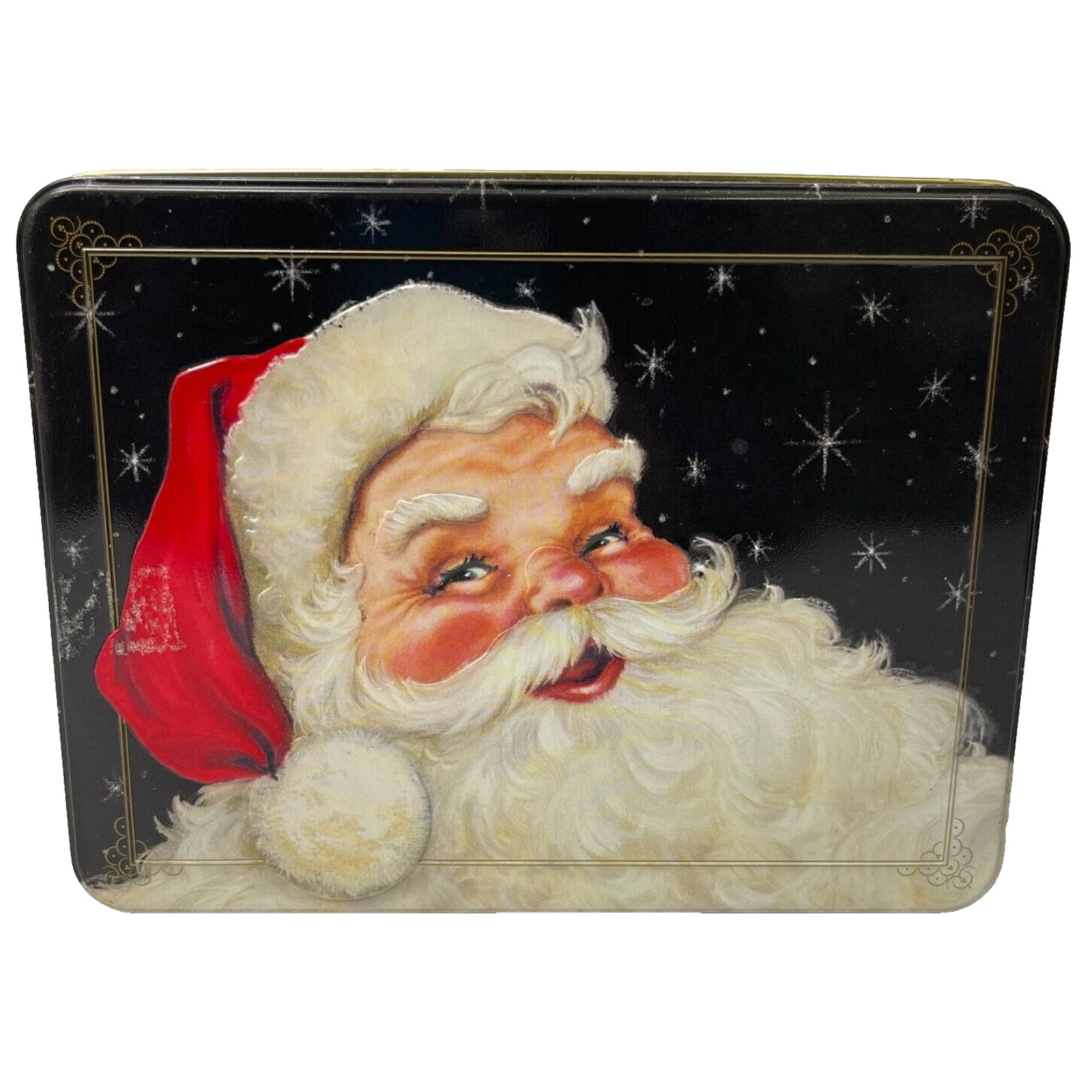 Milky Way Limited Edition Canister 2001 “Jolly Santa” Circa 1940 Empty Tin Can
