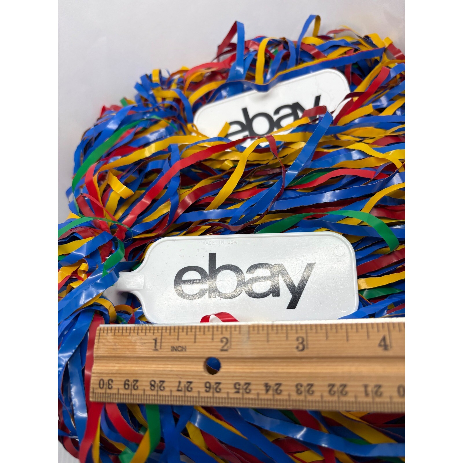 eBay Promotional Pom Poms Multi Color Team Spirit Decoration Lot of 2