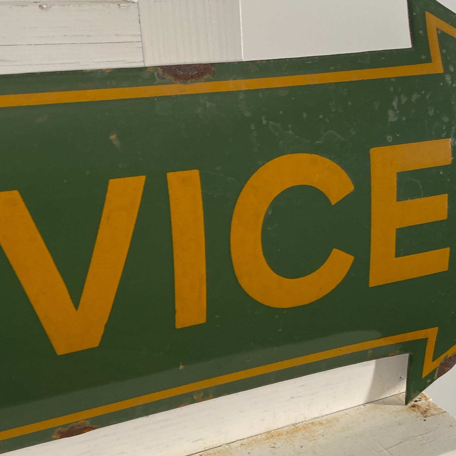 JAGUAR – Enamel Sign – 89x21cm (35×8.3″) – Nice Vintage Advertising Service Sign