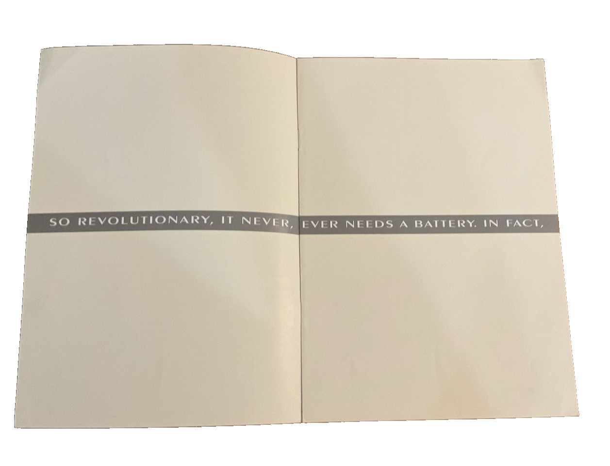 Seiko Kinetic Revolutionary Power By Turning Pages 1995 Quartz Watch Brochure J1