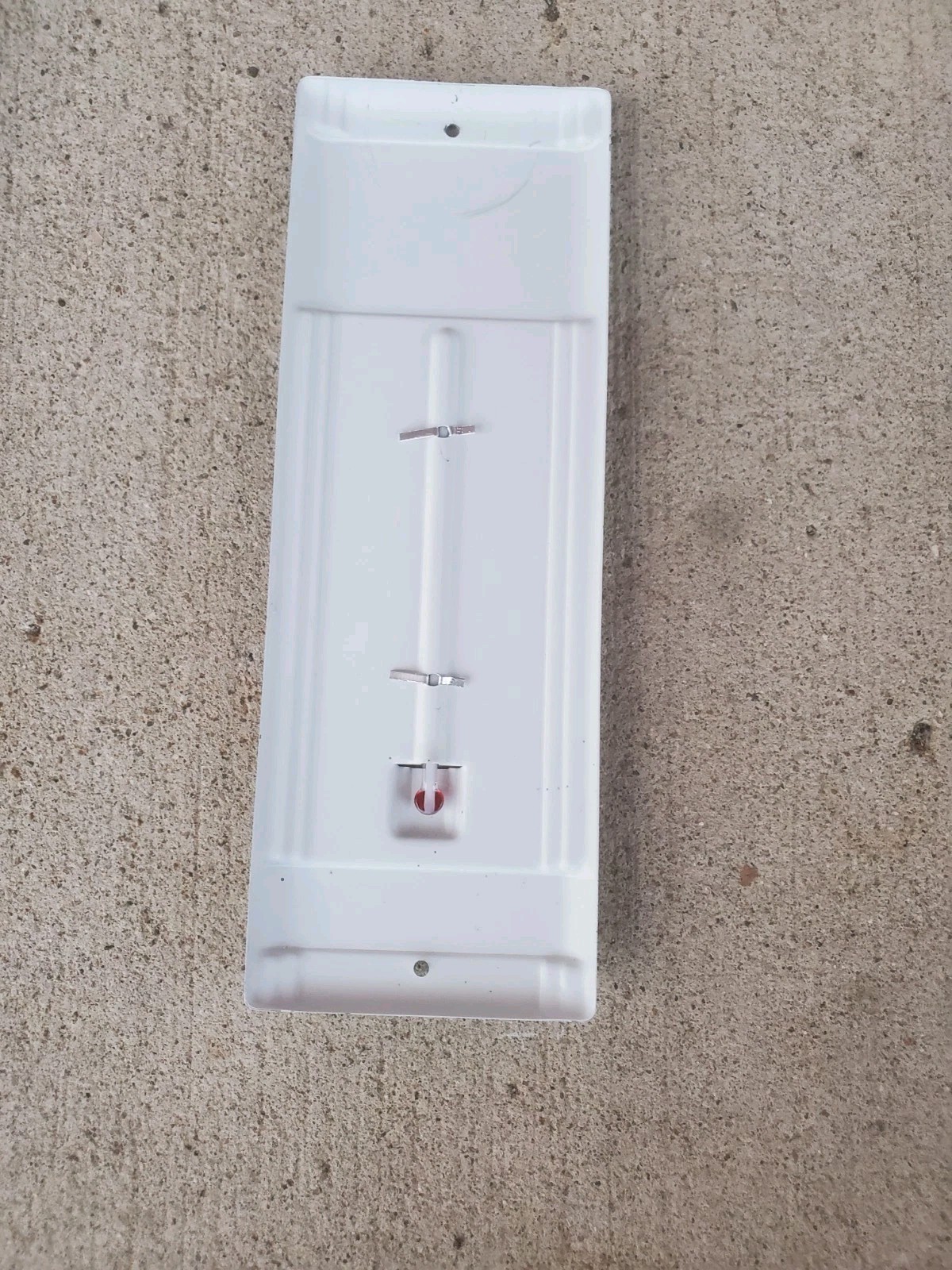 7-3/4″ Metal Thermometer E & M Lumber Company Weyerhaeuser Building Sumner Iowa