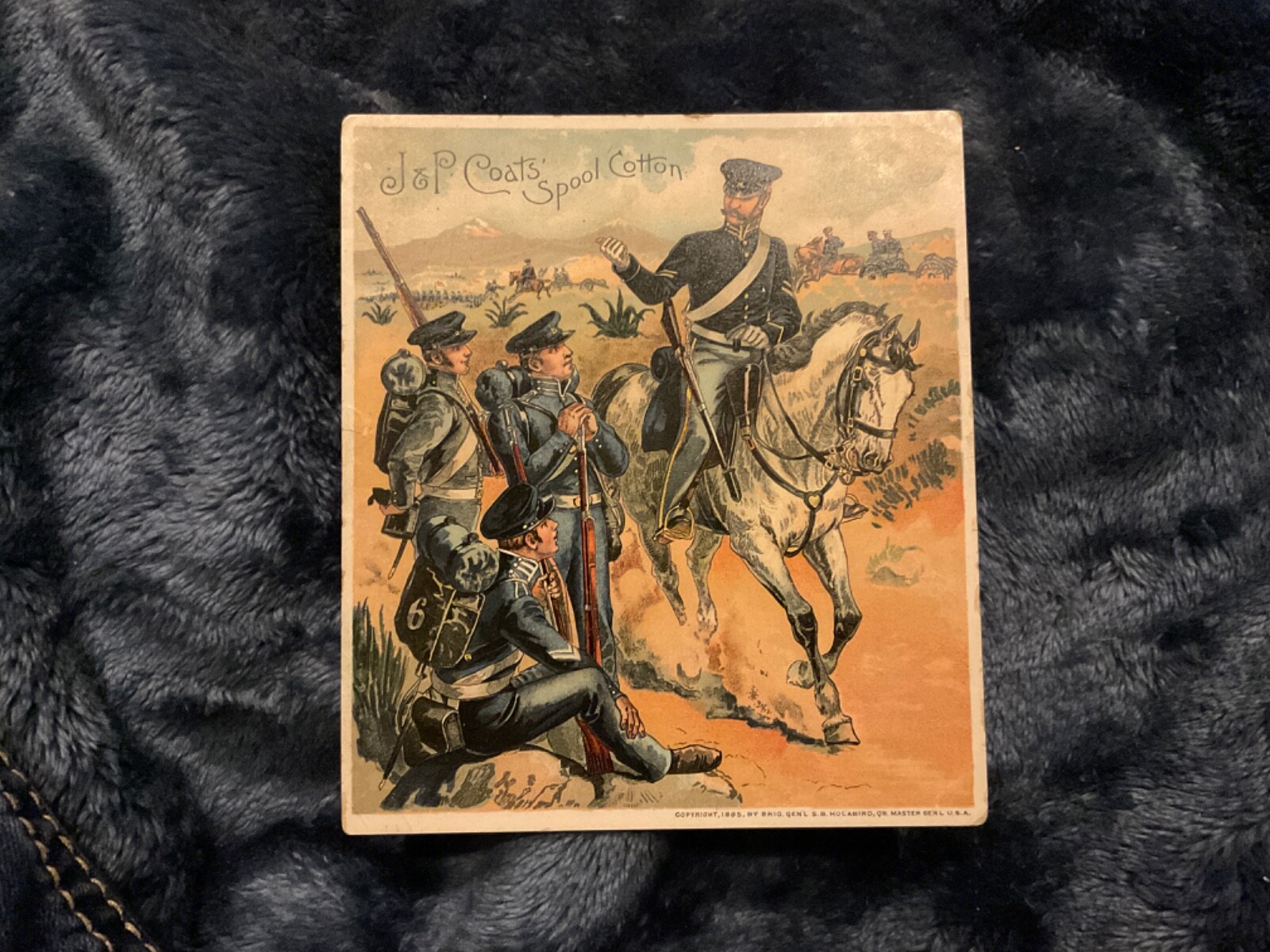Army of the United States Uniform-1841-1851 Advertising Trade Card- J&P Coats