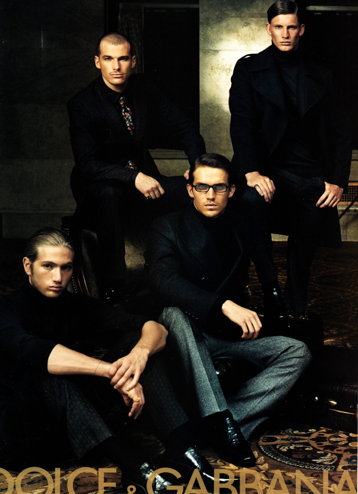DOLCE & GABBANA magazine AD 160 OOP 2004 ANDREW COOPER Tom Pricone 4 PGS
