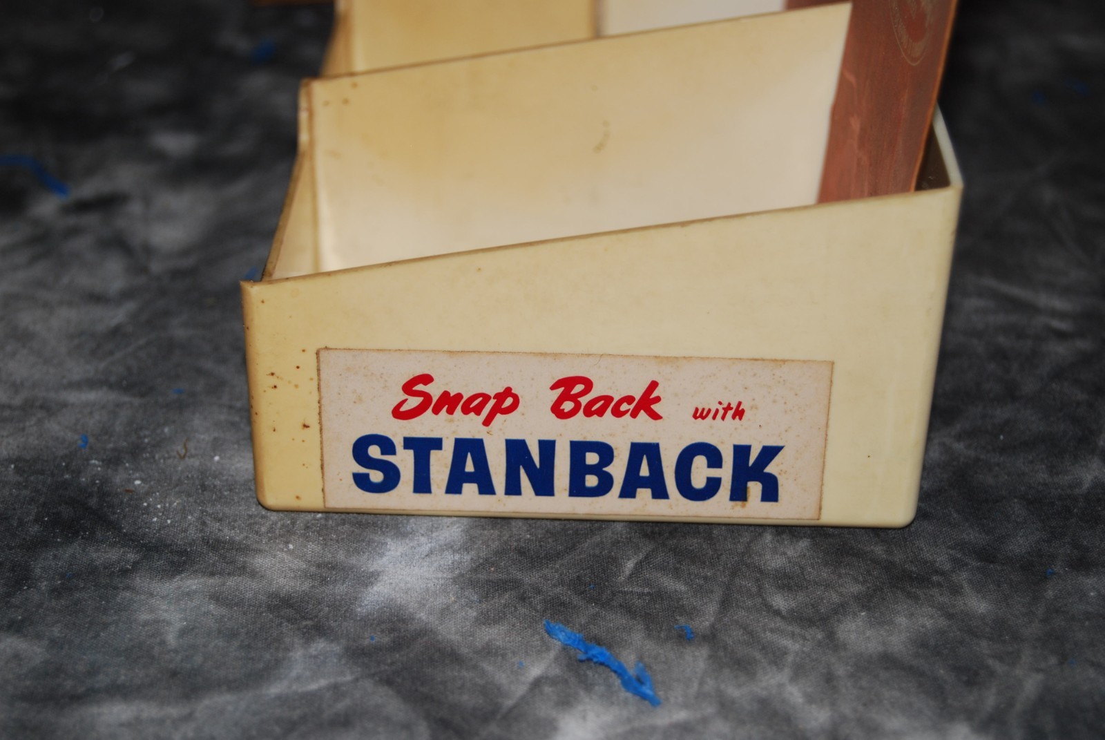 Vintage Stanback BC Powder Store Display Box Lot 15 Full Packets Antique Tins