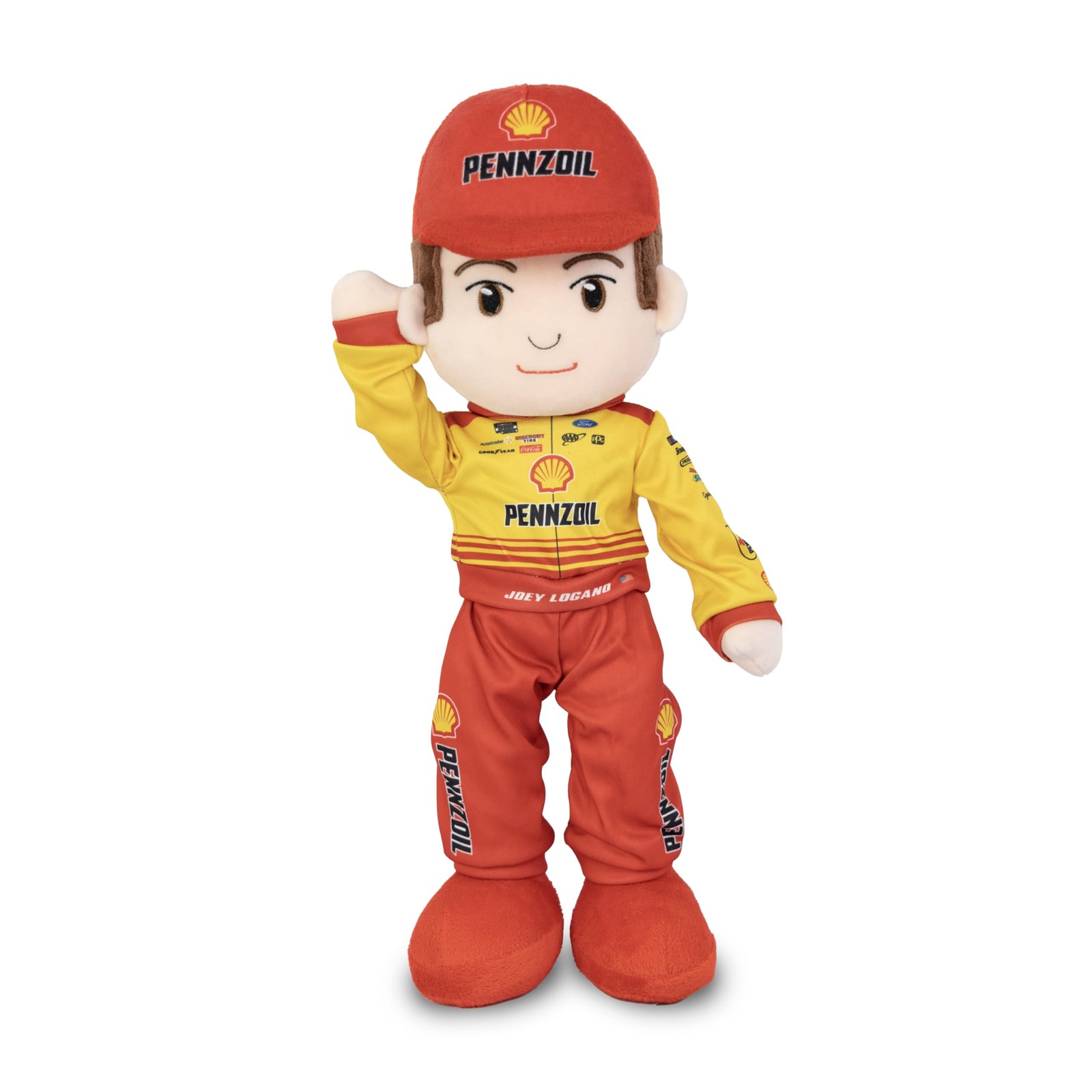 Plushible NASCAR Collectible, Team Penske Joey Logano 14 Inches,