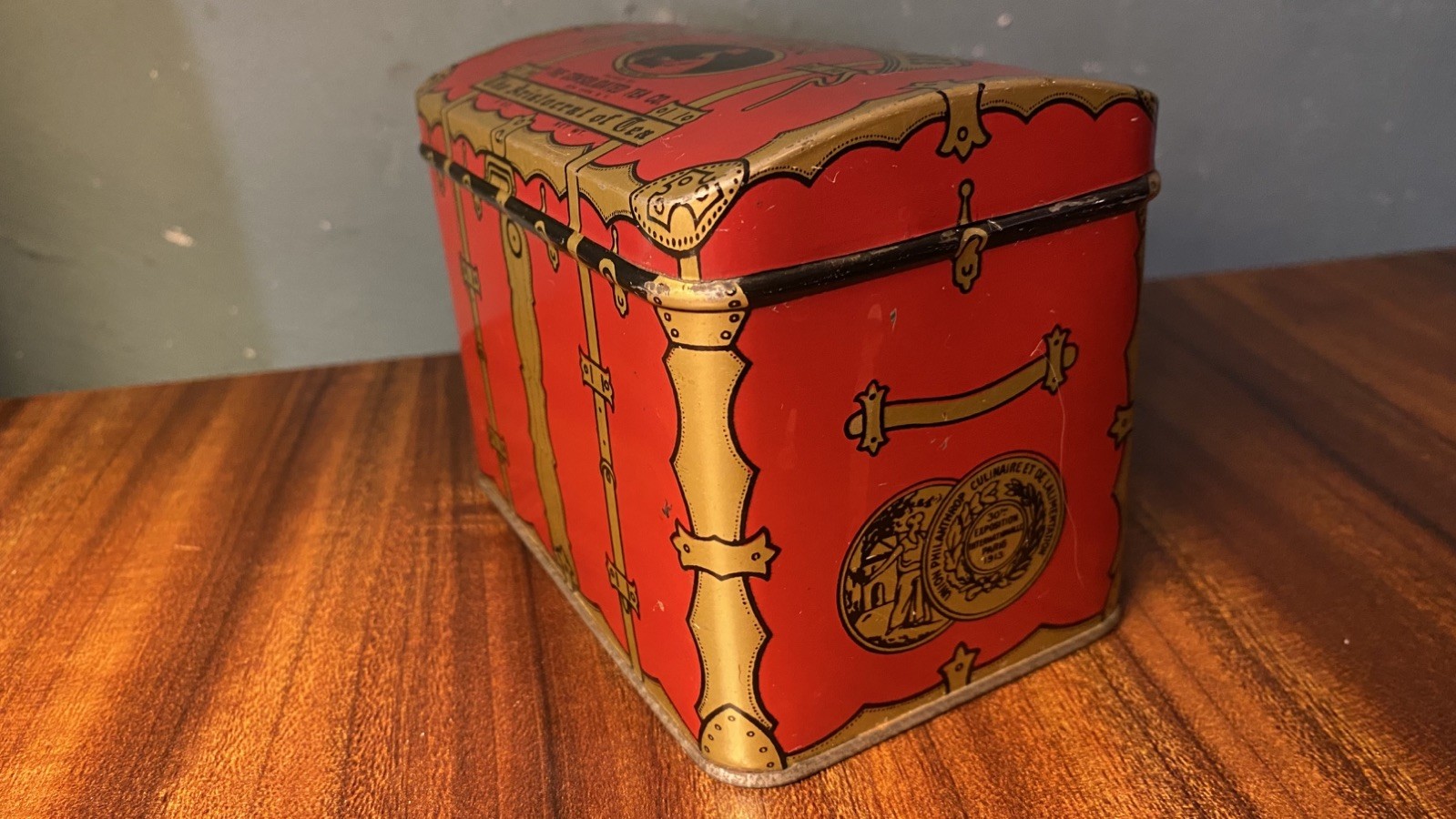 Vintage Swee-Touch-Nee Tea Empty Tin The Consolidated Tea Co Aristocrat of Tea