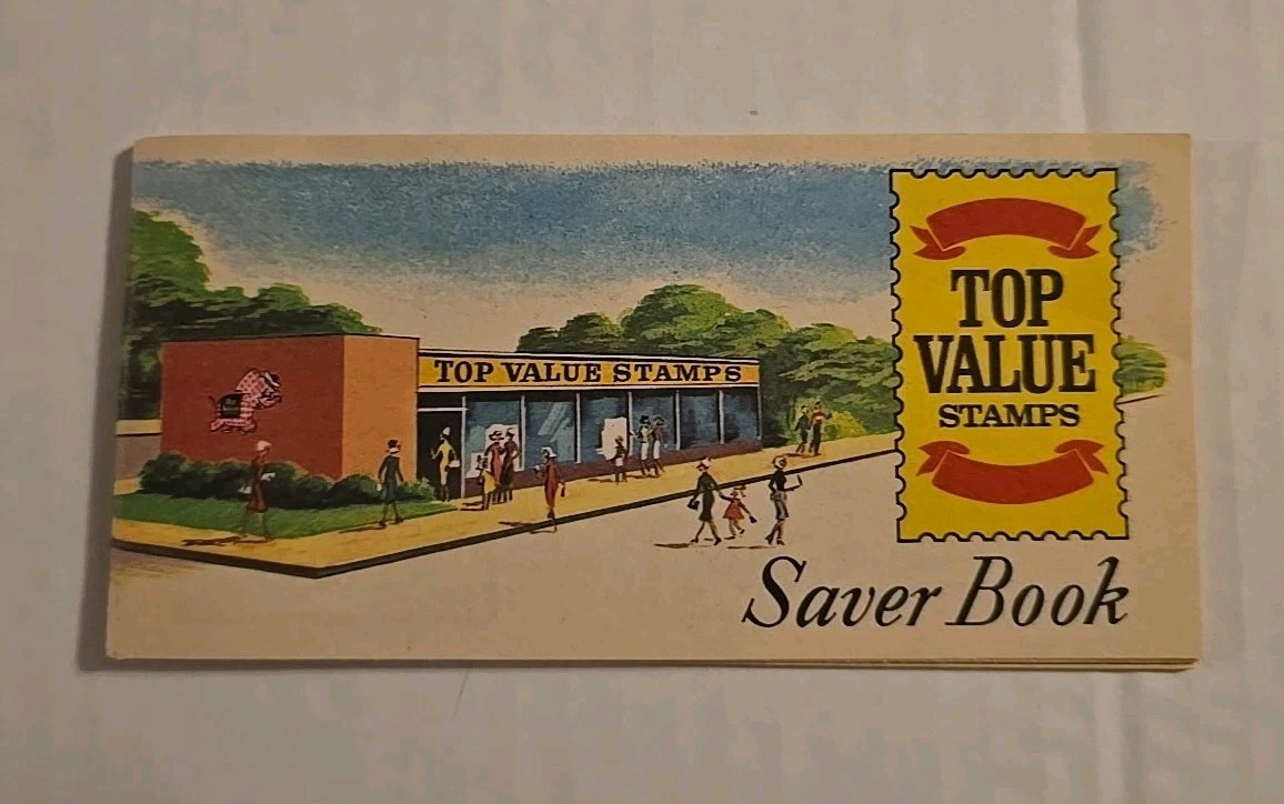 Top Value Stamps Saver Book 1960’s 1970’s Unused