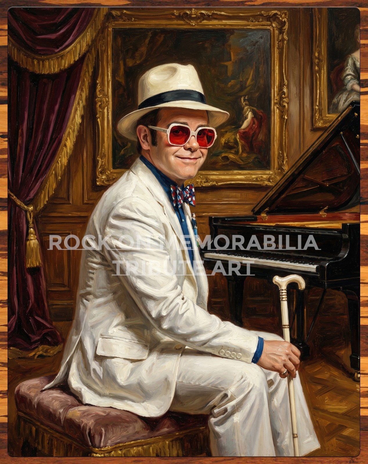 Elton John – Tribute Art – Premium Aluminum Metal Sign – 11 x 14