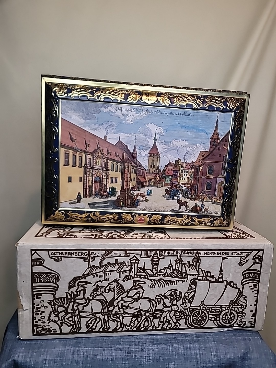 Vintage E OTTO SCHMIDT West Germany 1995 Large Collectors Tin With Paperwork