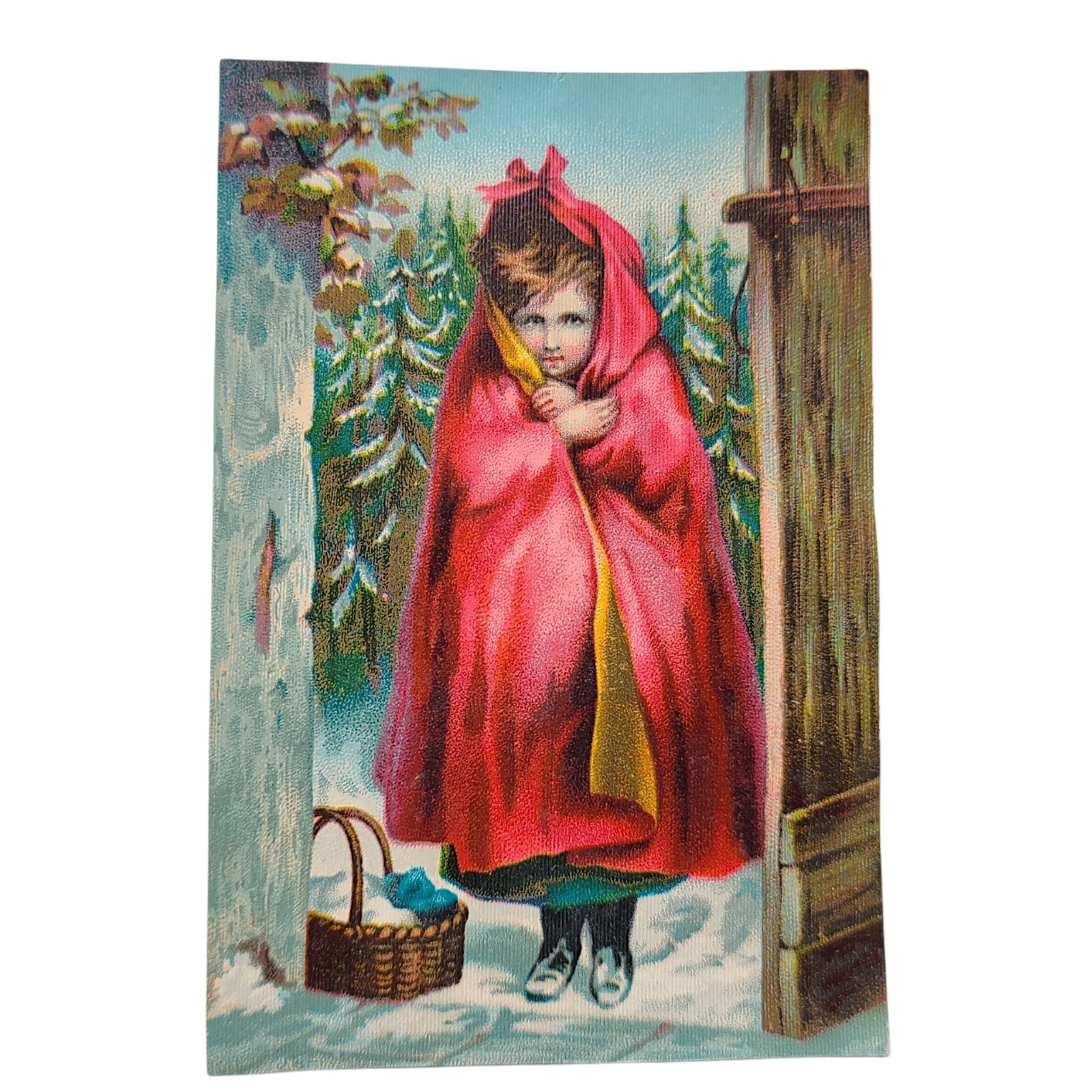 Dr Jayne’s Expectorant Red Riding Hood Trade Card Medicine Quack Vintage Antique