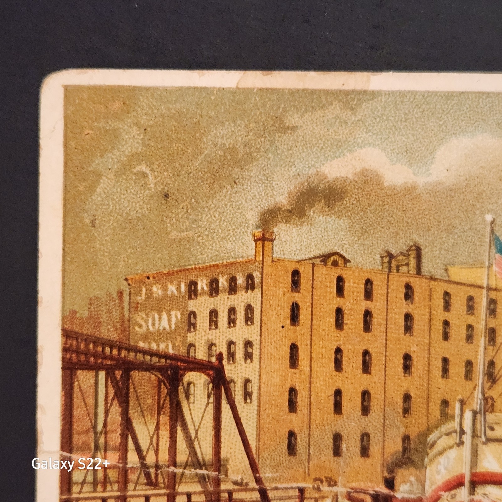 Victorian Trade Card White Cloud Soap Jas.S.Kirk & Co. Chicago New Castle In.