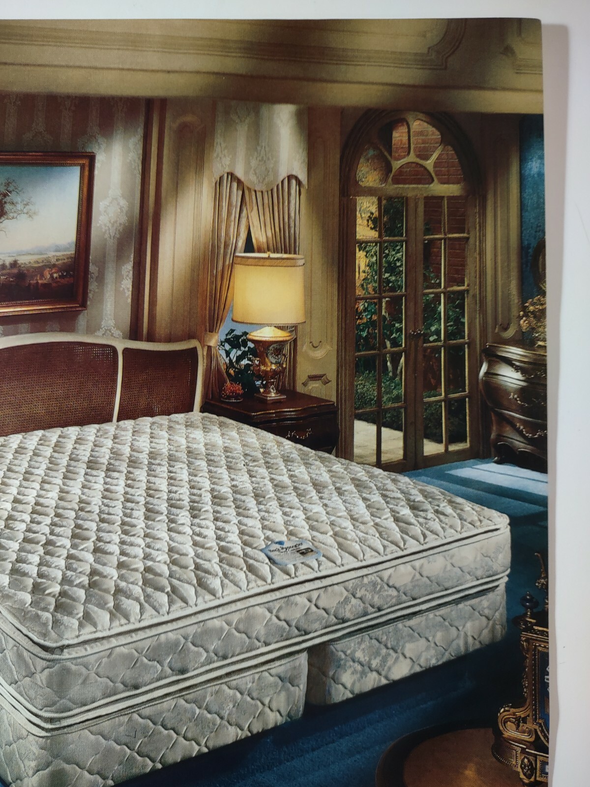 Spring Air King Size Mattress Incomparable Vintage Print Advertisement