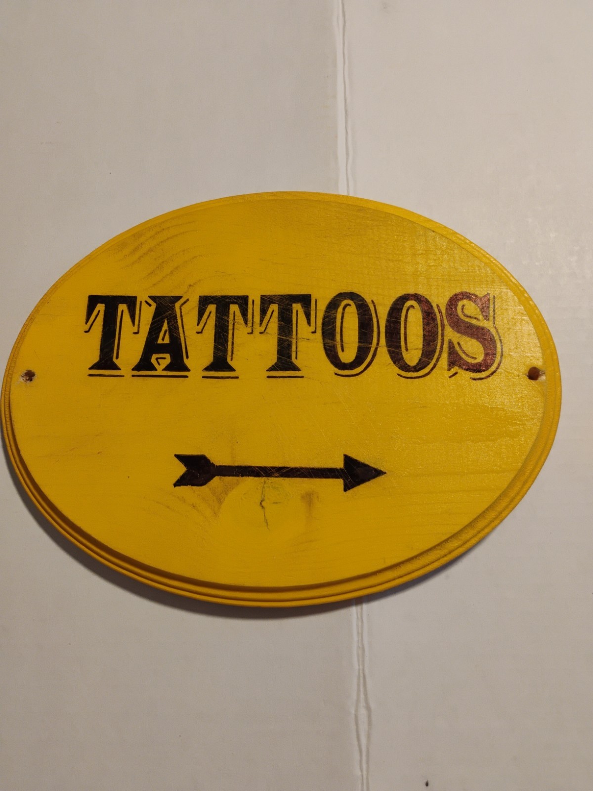 TATTOOS WOODEN SIGN TATTOO PARLOR