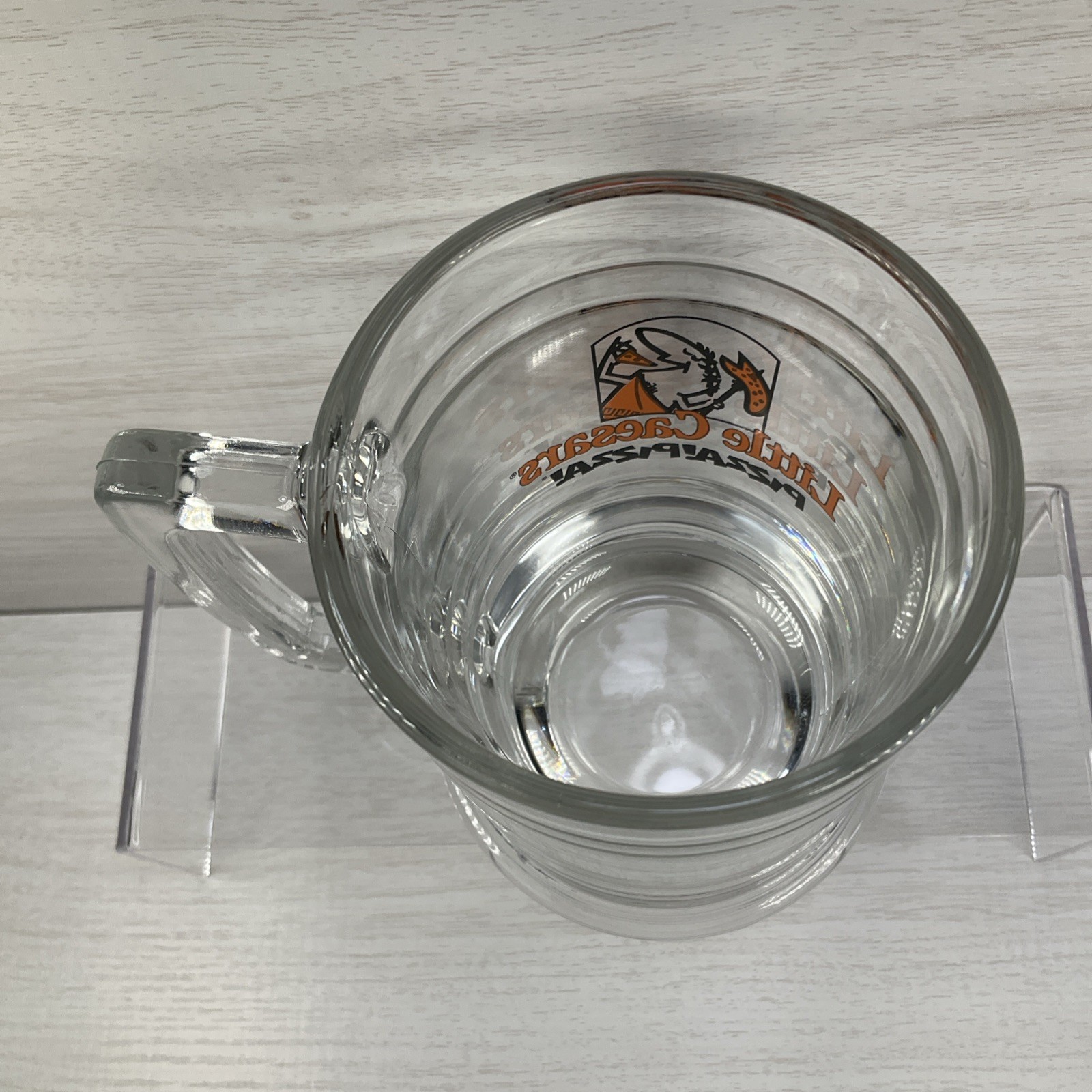 Little Caesars Pizza 5.25″ Glass Mug – Beer Soda Drink Cup