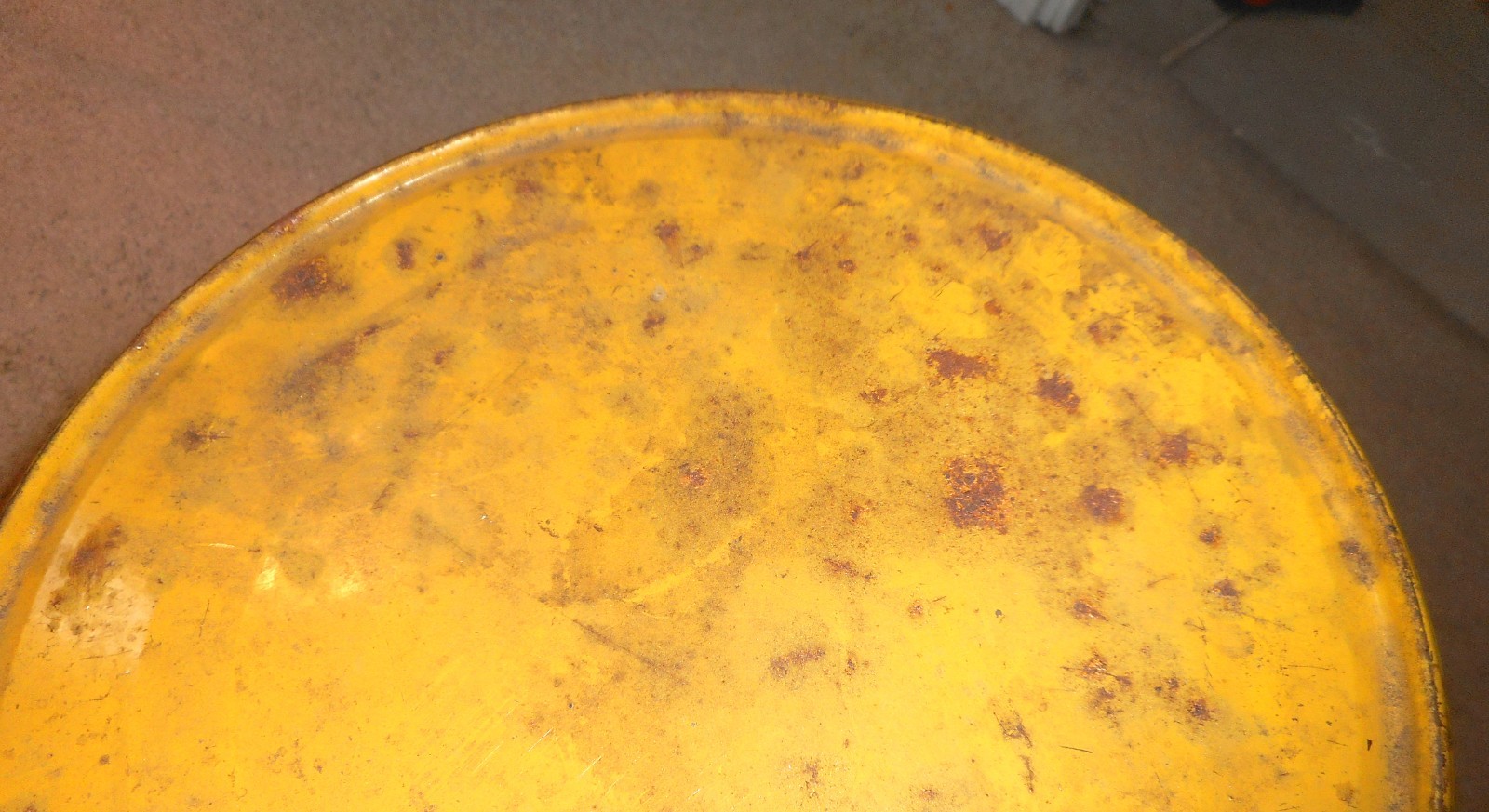 GREAT VINTAGE HUMPTY DUMPTY POTATO CHIPS ADVERTISING CAN CONTAINER TIN