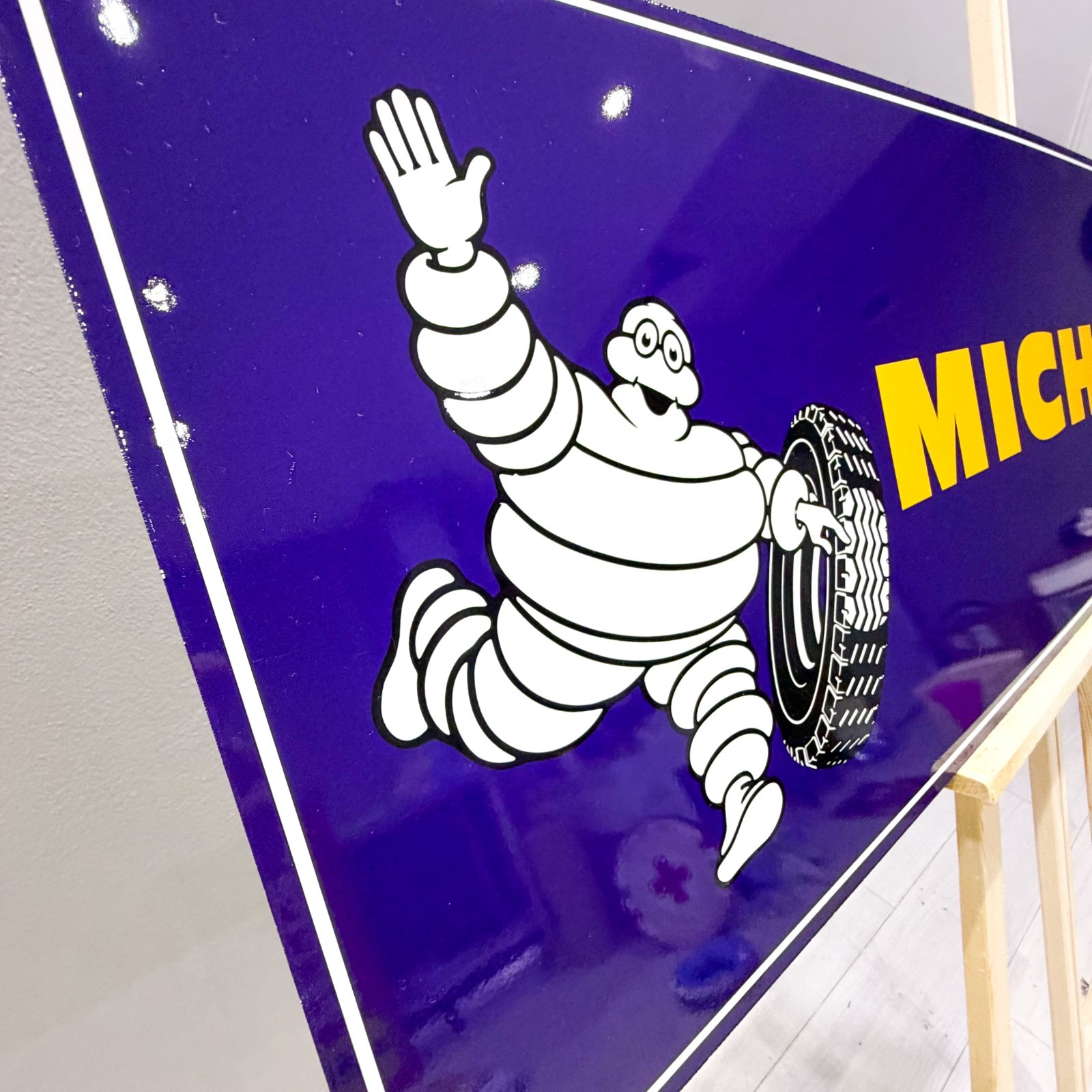 Michelin Bibendum – Tire Advertising Heavy Metal Sign–118 × 40 cm – 46.5” × 15.7