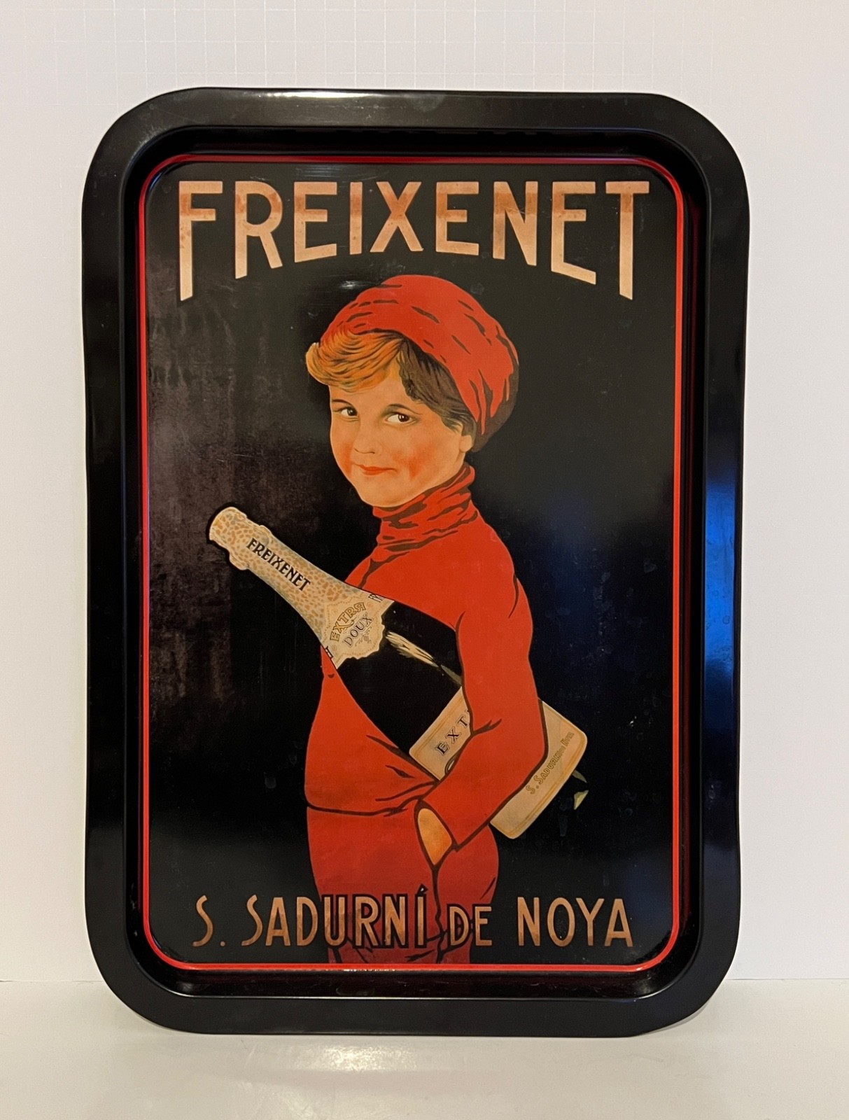 RARE Freixenet S. Sadurni de Noya Winery Metal Serving Tray – PERFECT CONDITION!