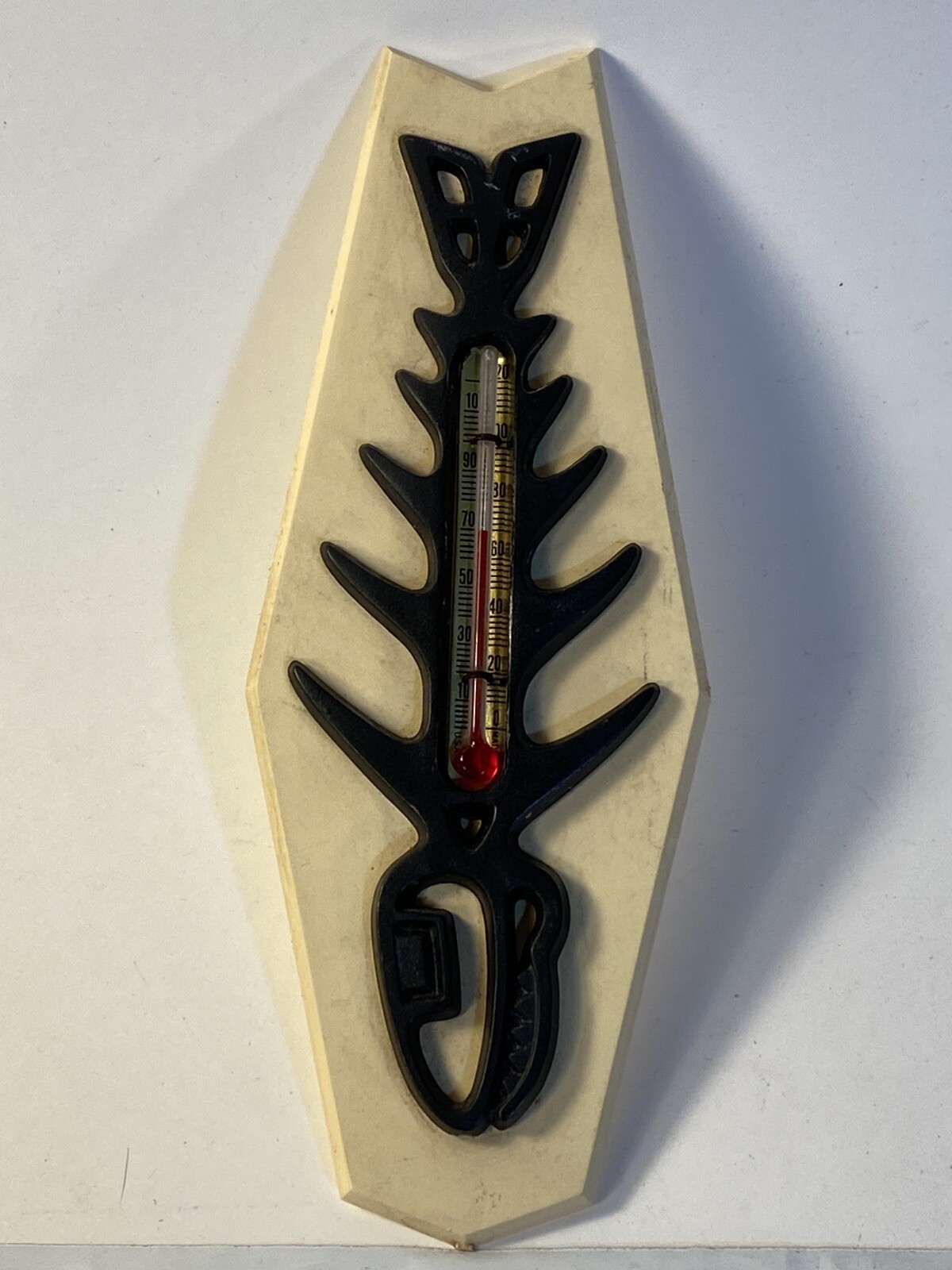 Vintage Fish Skeleton Thermometer St Labre Indian School Ashland, Montana