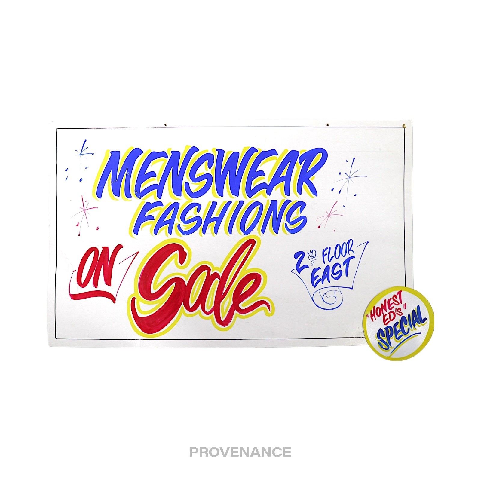 🔴 Honest Ed’s Sign – Menswear Fashions On Sale Special