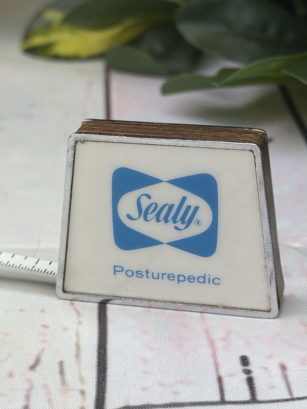 Vintage Sealy Posturepedic Advertising Desk Paperweight Store Display