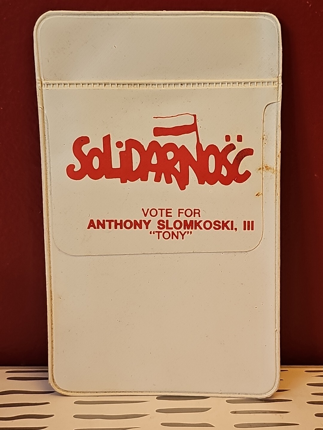 Pocket Protector Vintage Pen Solidarnosc Plastic & NERDY Vintage