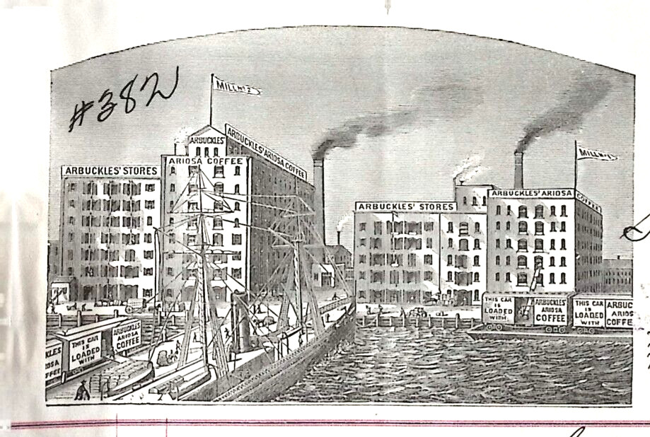 1891 Arbuckle Bros Coffee Co NEW YORK Billhead to S.R. Burford BUTTE MT
