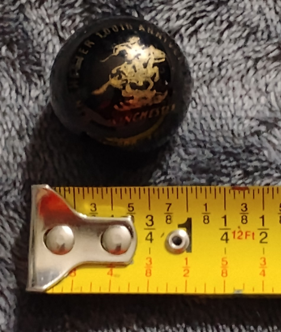 Winchester 100th Anniversary 1866-1966 Black And Gold Marble