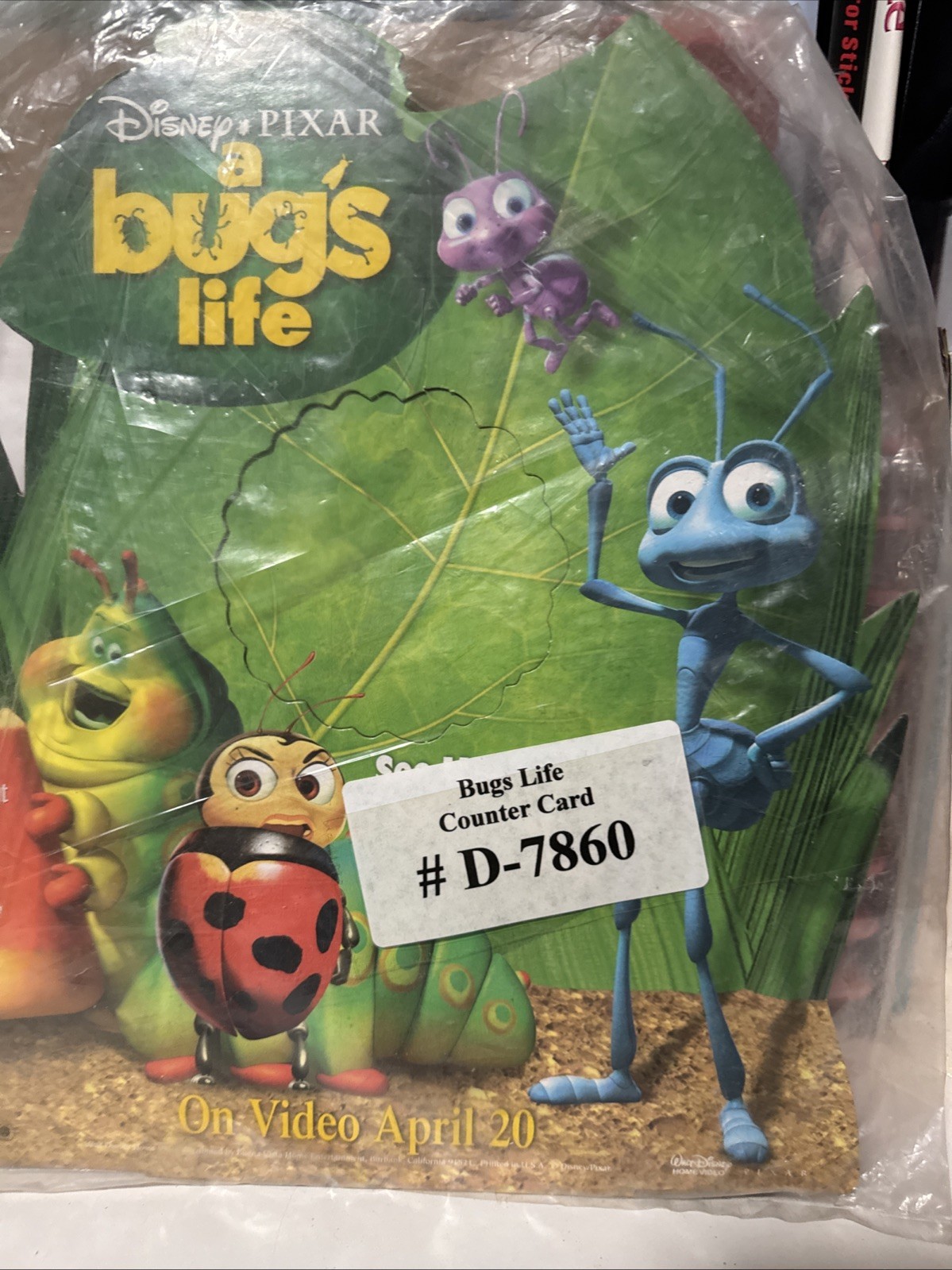 1999 A Bug’s Life 5ft Disney Pixar Store Display