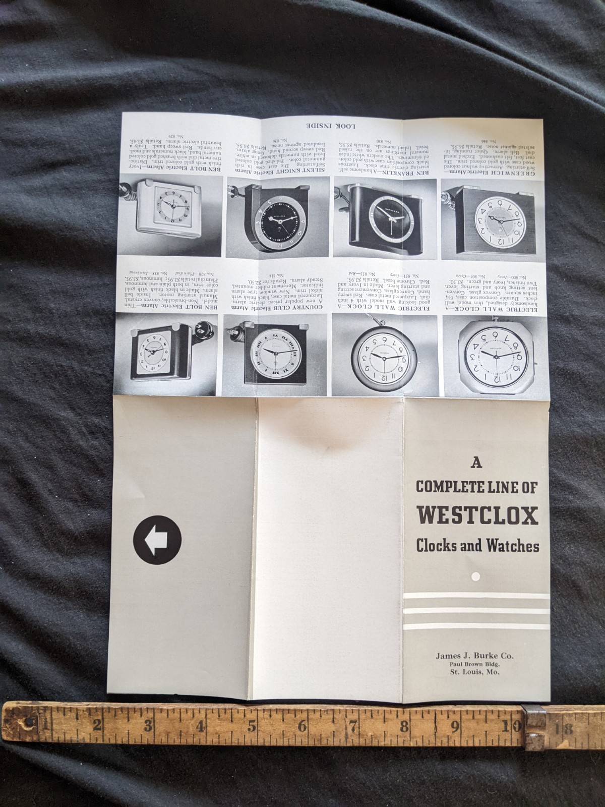 1930s westclox advertising sales brochure mailer