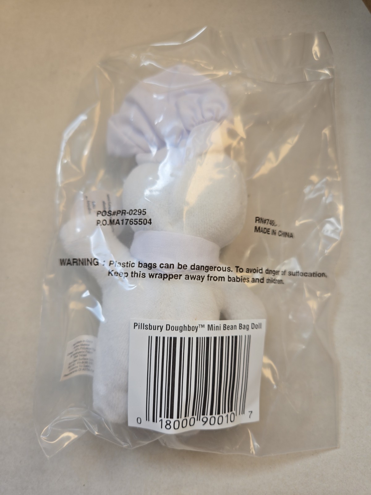 Pillsbury Doughboy 6″ Mini Bean Bag Doll – SEALED