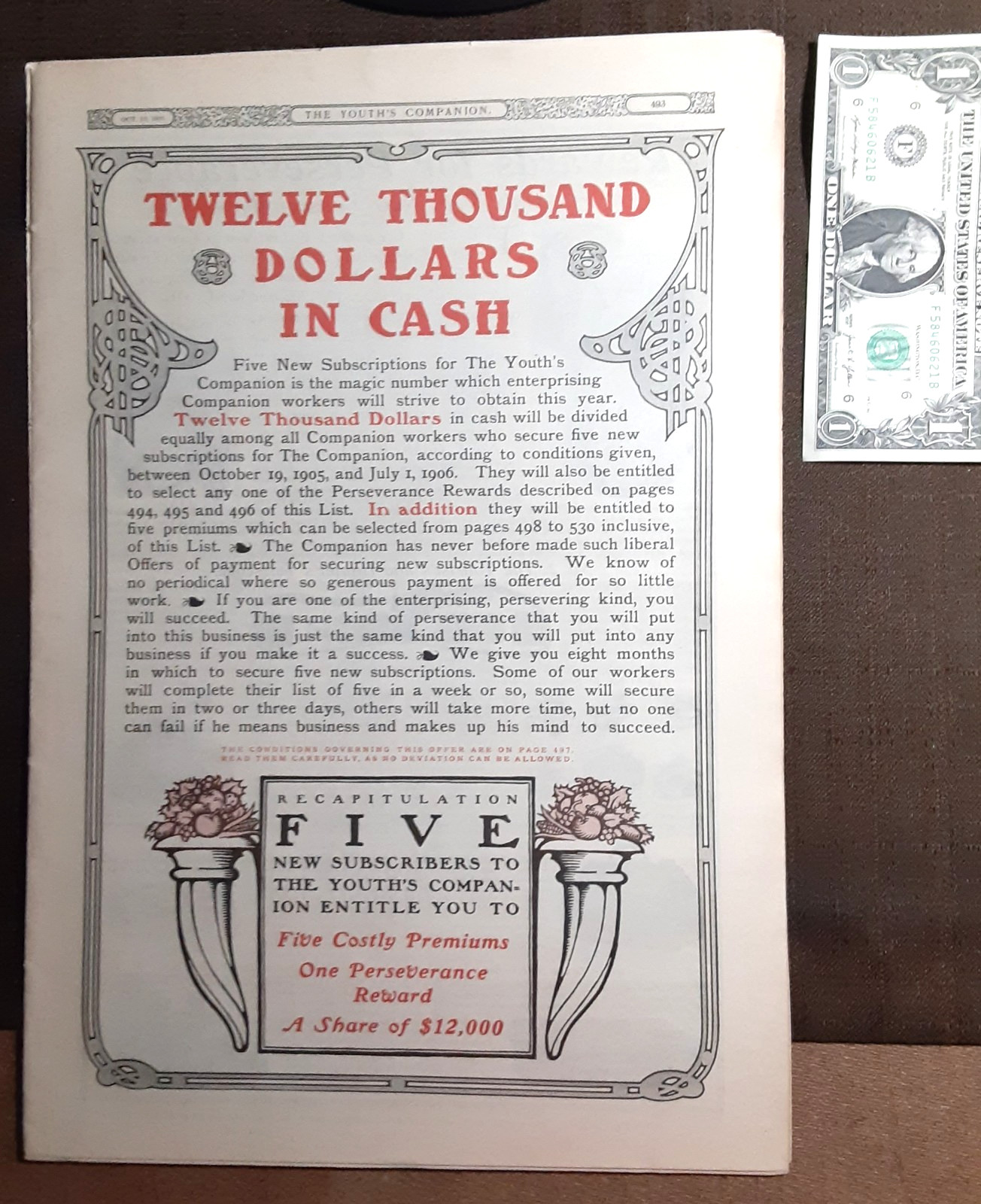 1905 YOUTH’S COMPANION Subscription CATALOG~Toys/Trains~ROSEBUD DOLL~Golfette