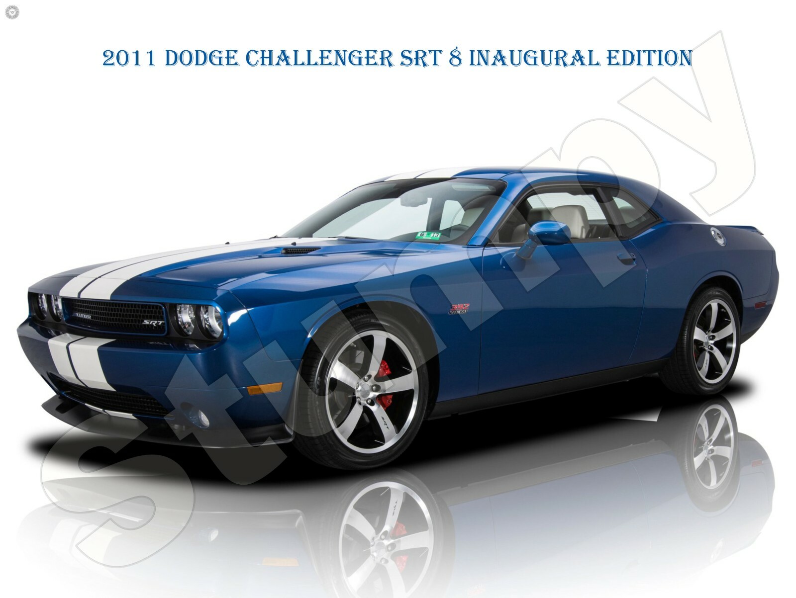 2011 Dodge Challenger SRT 8 Inaugural Edition Metal Sign 9″ x 12″ or 12″ x 16″