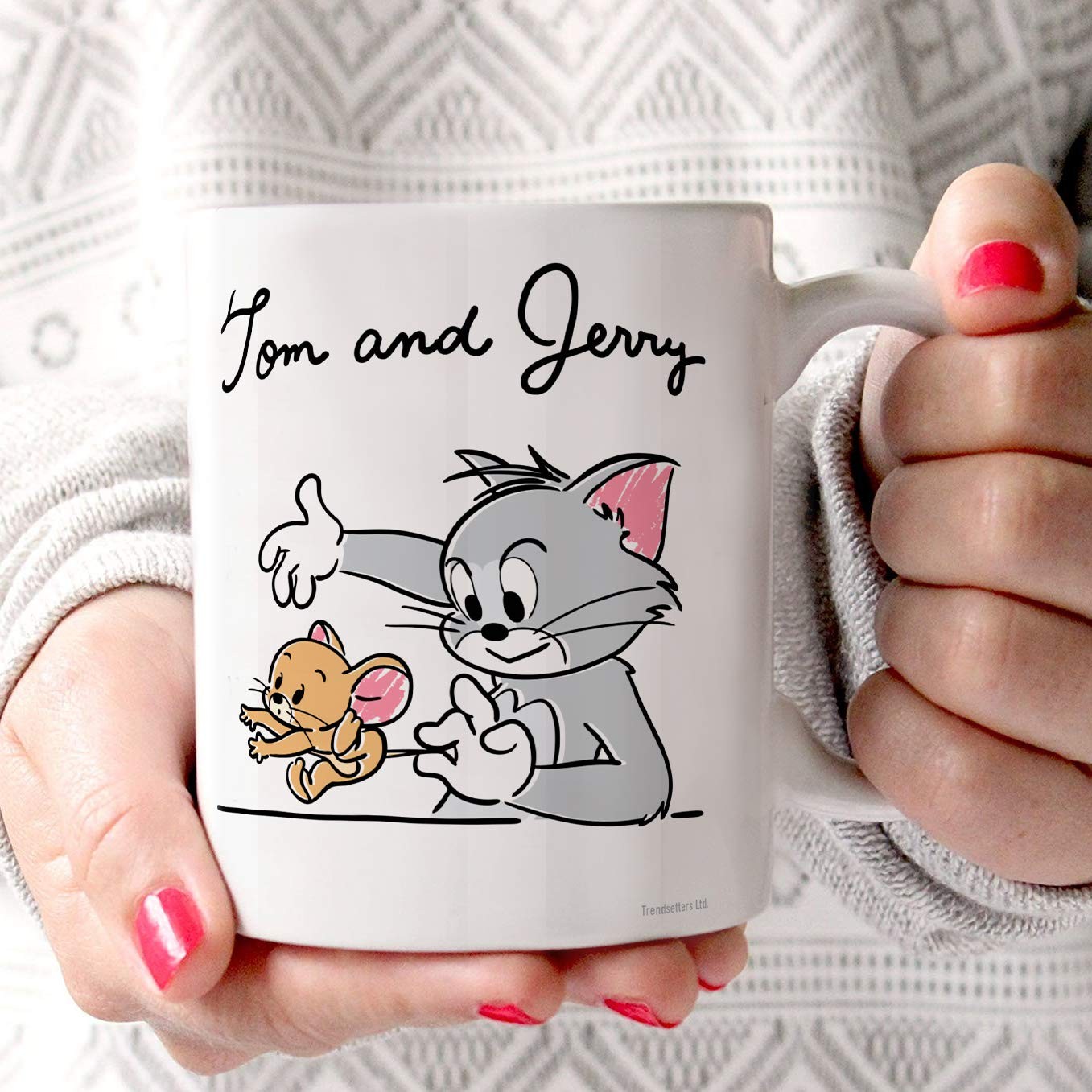 Trend Setters Tom and Jerry – Vintage Design – Cat 11 Ounces,