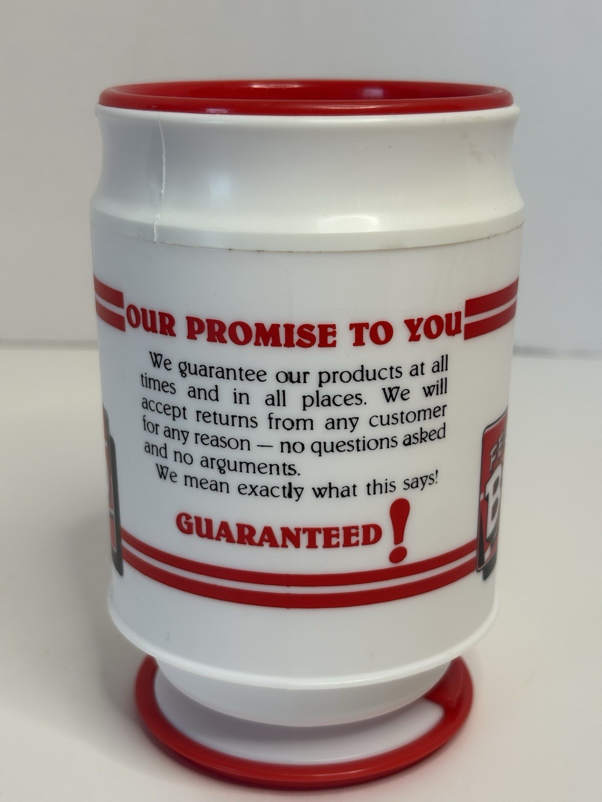🌽 Vintage, New BP Feed Plastic Coffee Travel Cup, Mug, Farm Cup, Advertisement