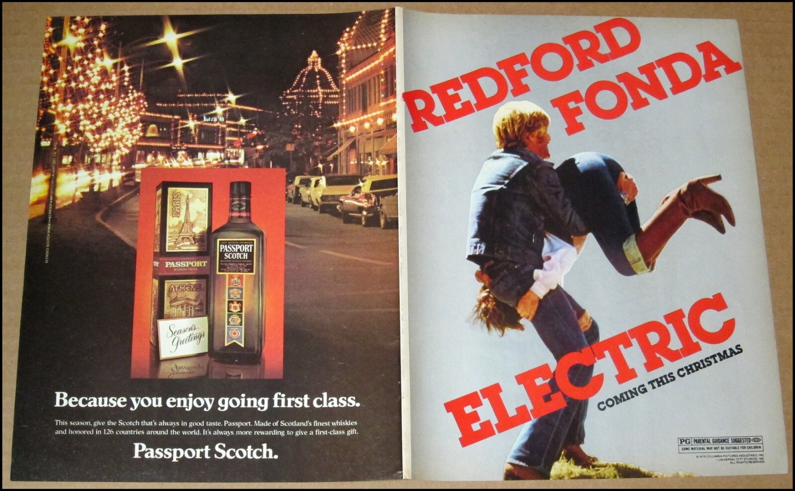 1979 Benson & Hedges Cigarettes Print Ad The Electric Horseman Redford Fonda