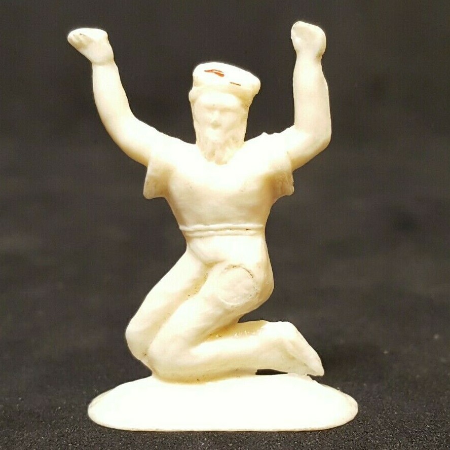 1950 DANCER male bearded man German Margarine Figure Plastic Prize no mark 102