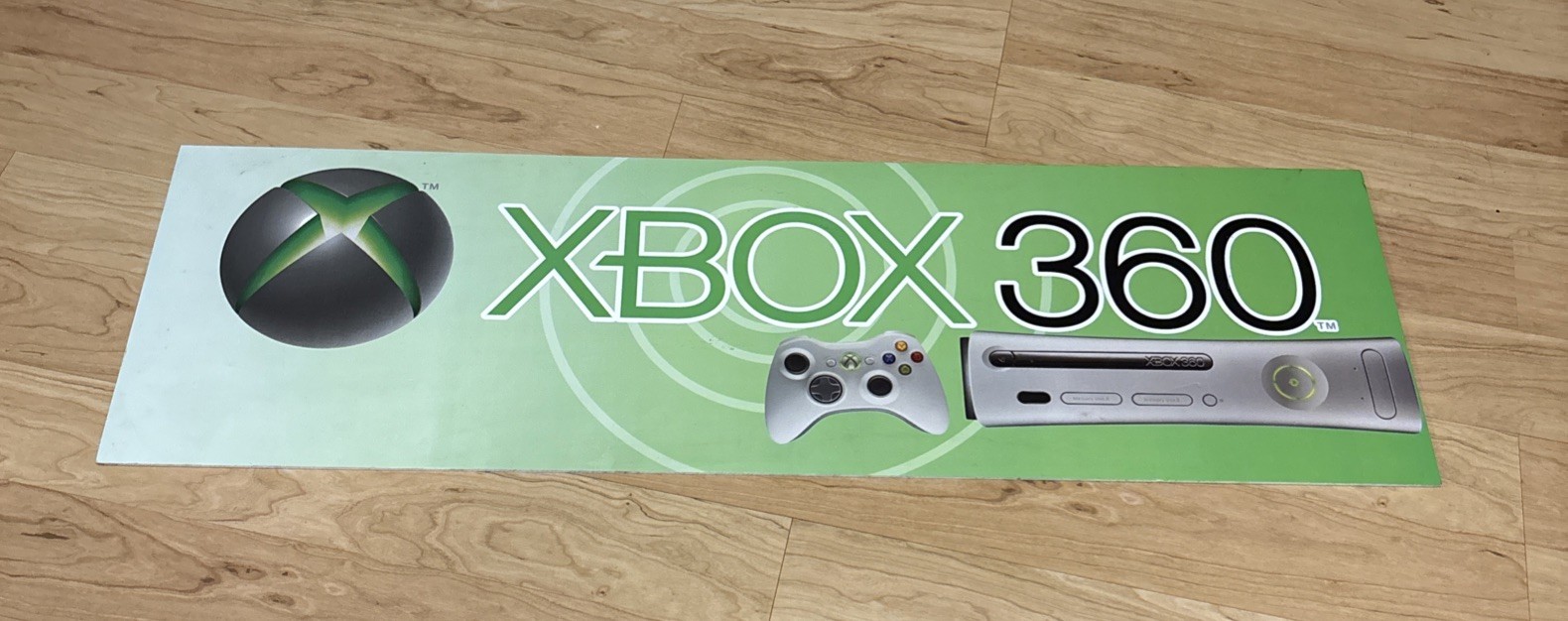 Family Video Rental Store Display Sign Microsoft Xbox 360 READ