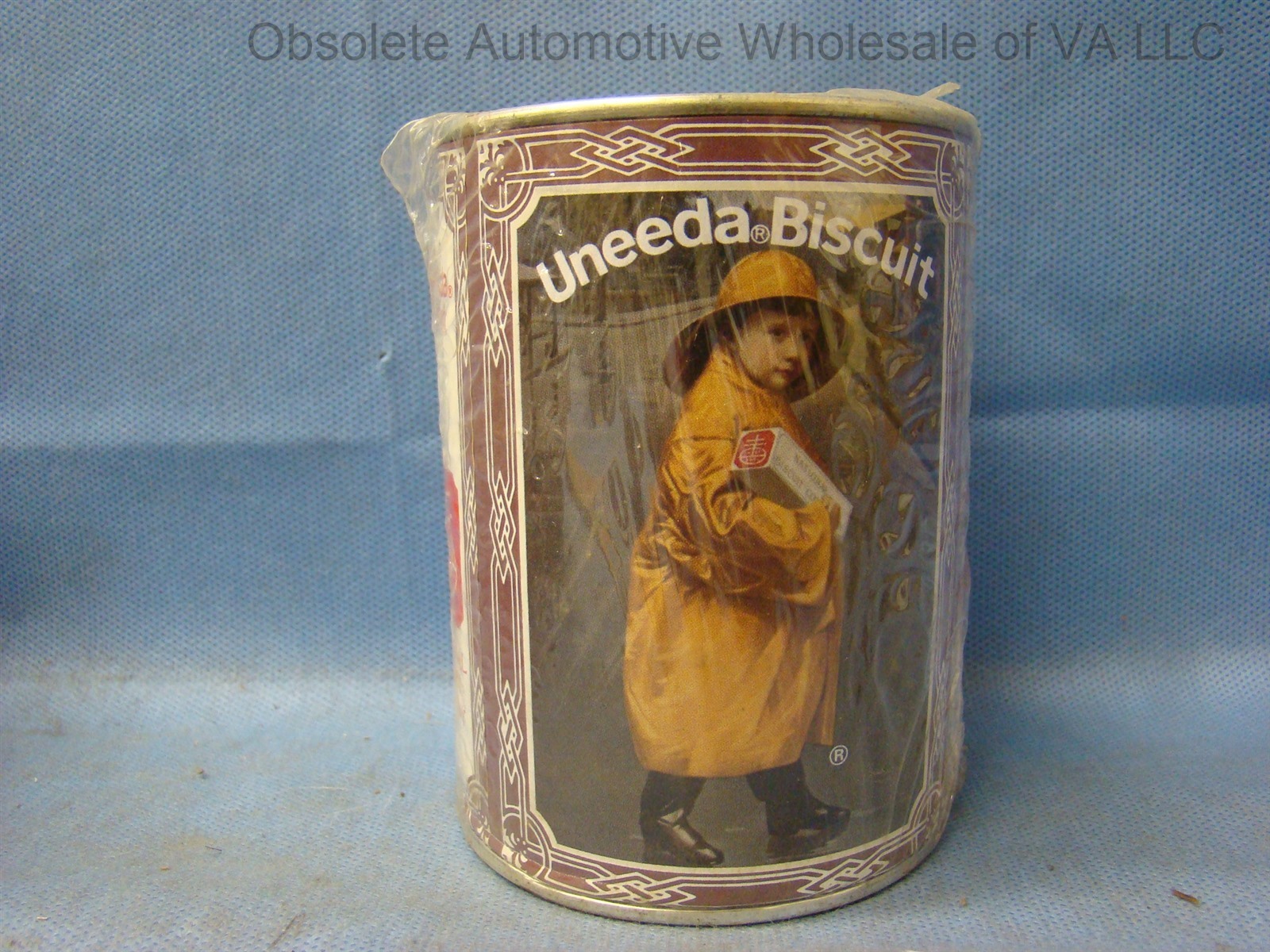 Uneeda Biscuit National Biscuit Company Coin Bank Piggy Can Retro Decoration NEW