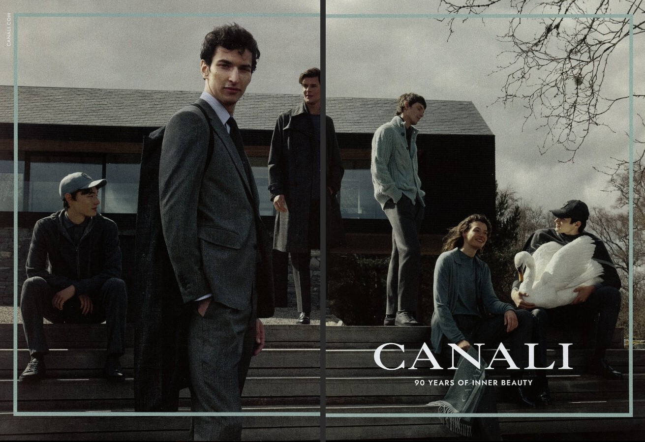 CANALI magazine AD #28 OOP 2014 GROUP OF YOUNG PEOPLE 2 PGS
