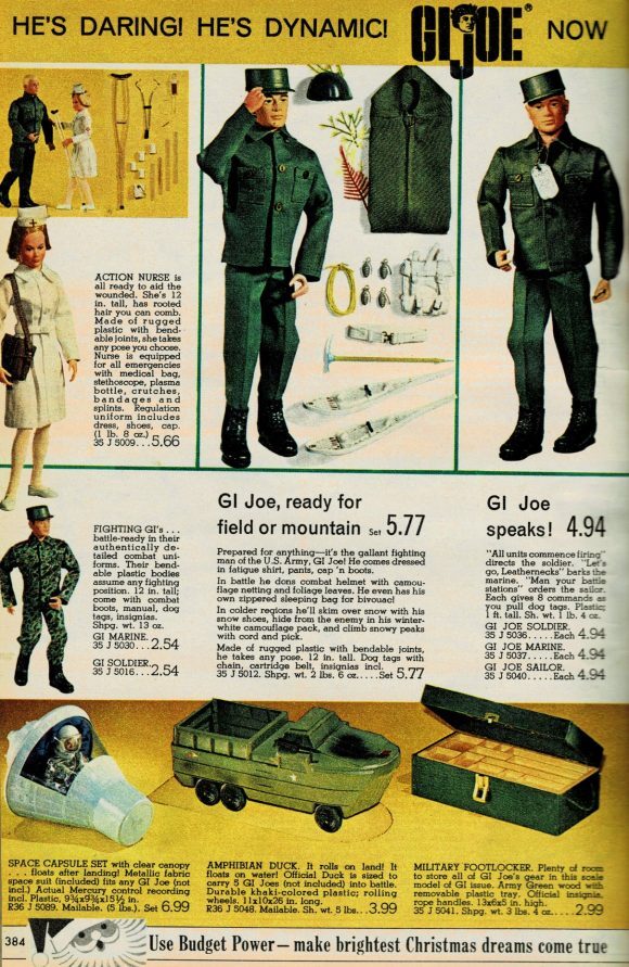 Vintage GI Joe Toy Ad Reproduction Print Advertising 17×12