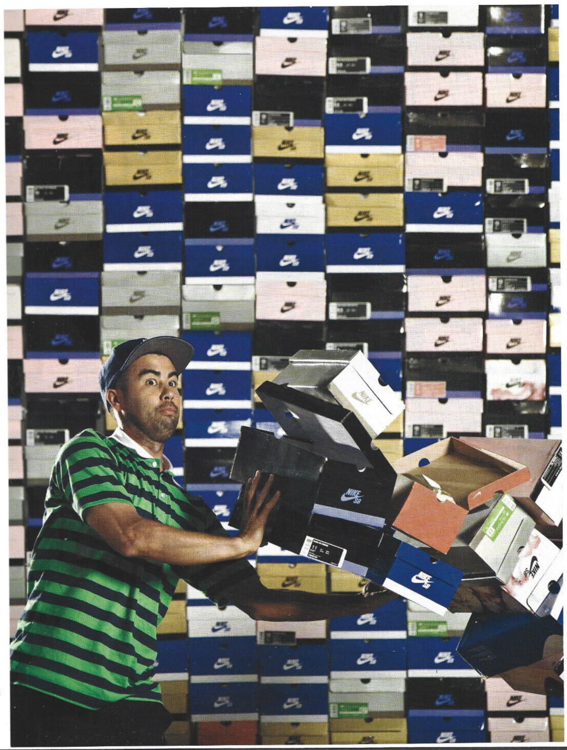 NIKE Skateboarding Shoes Print Ad with Eric Koston, 2-Page