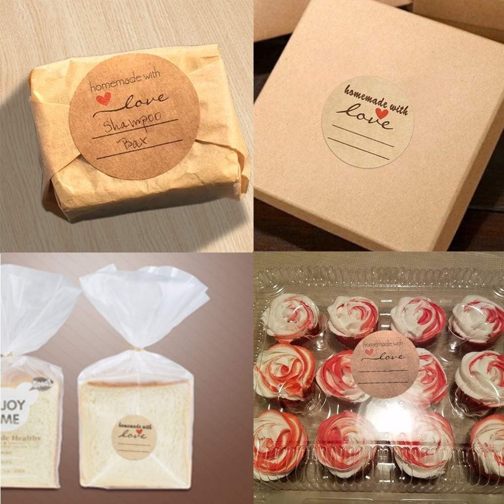 500 Self-Adhesive 2-Inch Yellow Labels for Jams, Gifts & More – Easy Peel Design