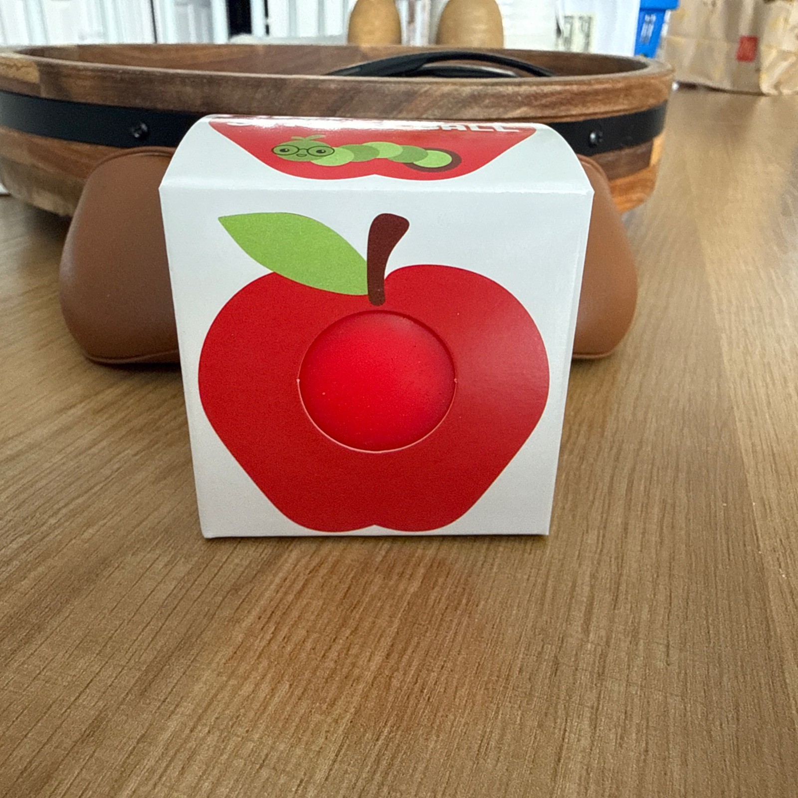 Apple Shaped Stress Ball Collectible – Red Apple Squishy Foam Squeeze Toy