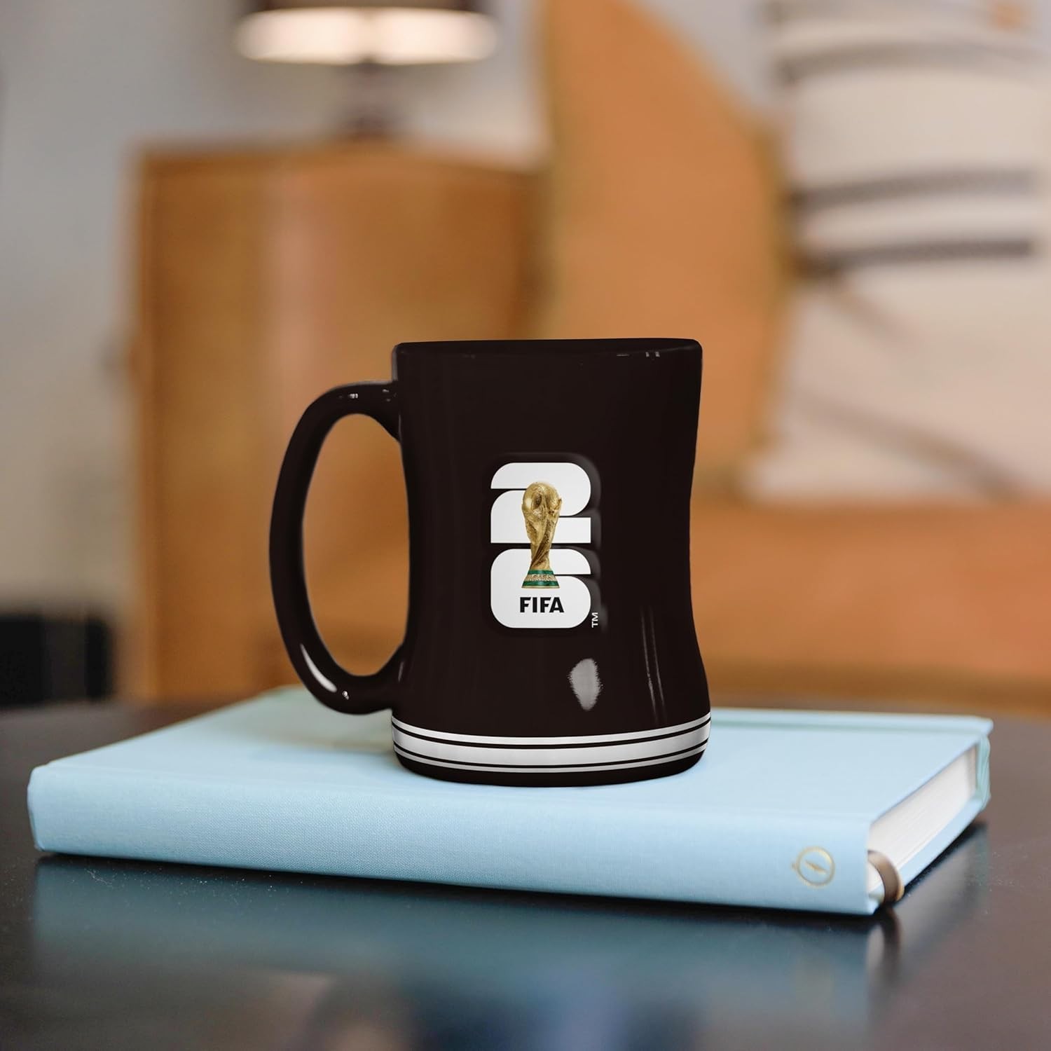 Soccer FIFA World Cup 2026 14oz Sculpted Relief Mug – Bold Ceramic Coffee Cup